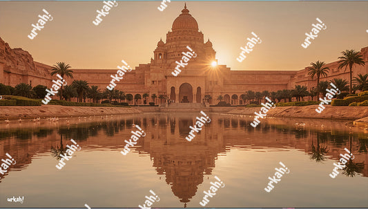 Desert Temple - Wallpaper